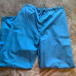 Blue Straight Leg Women's Pants/Scrubs.